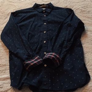 Men’s fitted button down shirt. Express